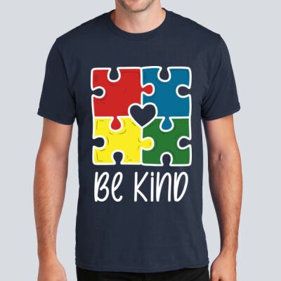 Adult T-Shirt - Autism Awareness - Be Kind Puzzle Thumbnail