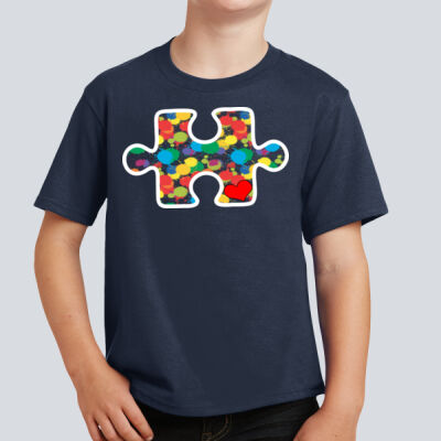 Youth T-Shirt - Autism Awareness - Puzzle Piece Thumbnail