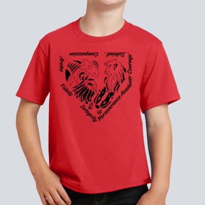 Youth T-Shirt - House Aroha - Houses Home Plate - Black Thumbnail