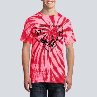 Adult Tie-Dye T-Shirt - House Aroha - Houses Home Plate - Black Thumbnail