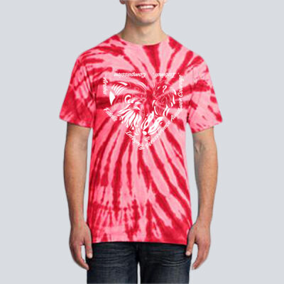 Adult Tie-Dye T-Shirt - House Aroha - Houses Home Plate - White Thumbnail