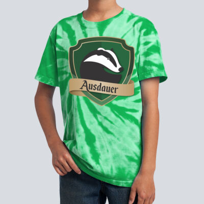 Youth Tie-Dye T-Shirt - House Ausdauer Shield Thumbnail