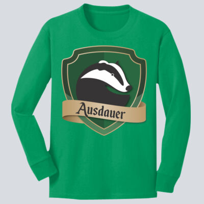 Youth Long Sleeve Shirt - House Ausdauer Shield Thumbnail