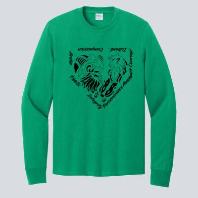 Adult Long Sleeve Shirt - House Ausdauer - Houses Home Plate - Black Thumbnail