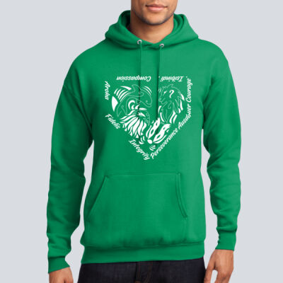 Adult Hoodie - House Ausdauer - Houses Home Plate - White Thumbnail