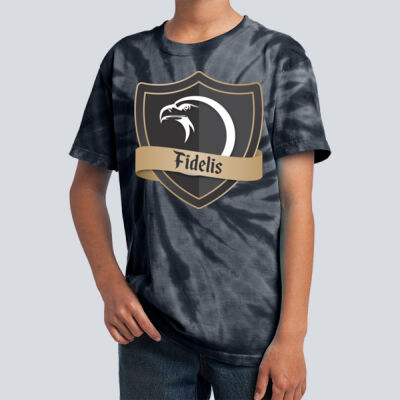 Youth Tie-Dye T-Shirt - House Fidelis Crest Thumbnail