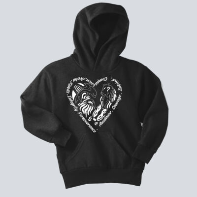 Youth Hoodie - House Fidelis - Houses Heart Thumbnail