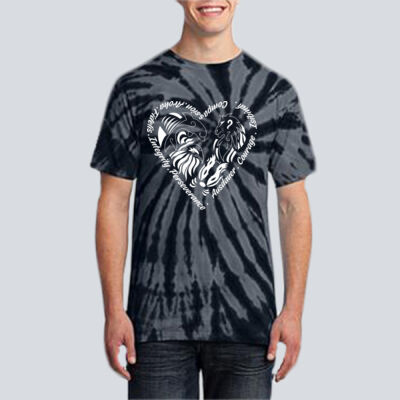 Adult Tie-Dye T-Shirt - House Fidelis - Houses Heart Thumbnail