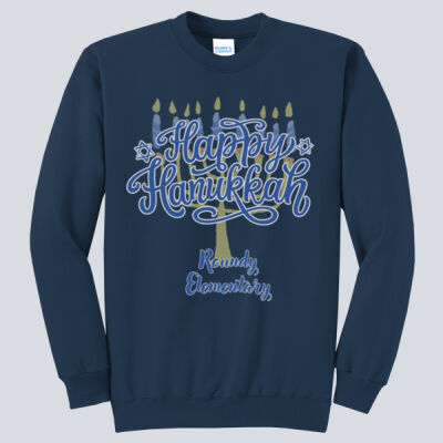 Adult Crewneck - Winter Holidays - Happy Hanukkah Thumbnail