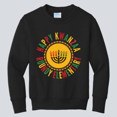 Youth Crewneck - Winter Holidays - Happy Kwanzaa Thumbnail