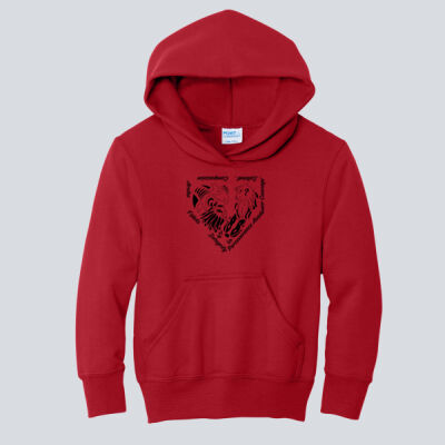 Youth Hoodie - House Aroha - Houses Home Plate - Black Thumbnail