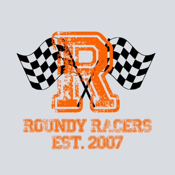 Distressed R with Flags - Orange Thumbnail