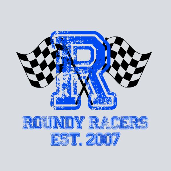 Distressed R with Flags - Blue Thumbnail