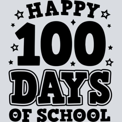 Happy 100 Days - Black  Thumbnail