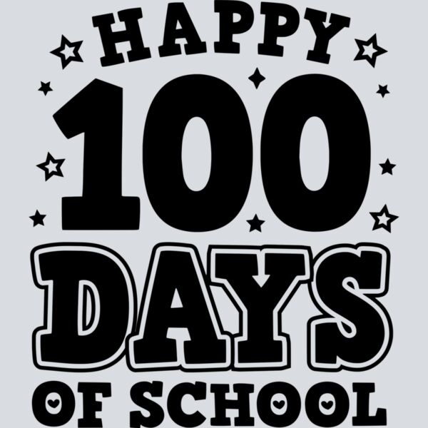 Happy 100 Days - Black  Thumbnail