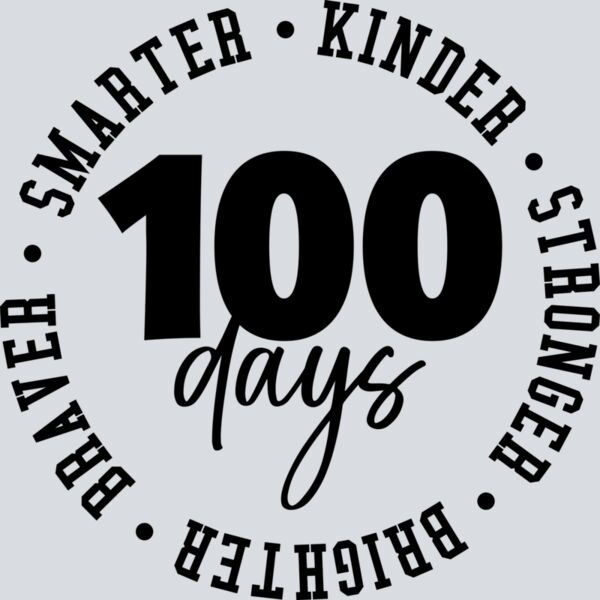 100 days circle - Black Thumbnail